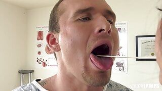 Big Tits MILF Doctor McKenzie Lee Pegging Isaac X With a Strap-On To Cure Him