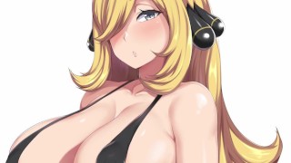 Pokémon Cynthia in Hentai JOI
