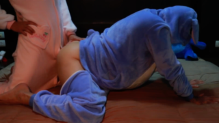 Real Couple Cosplay Strapon – Angel Pegging Stitch